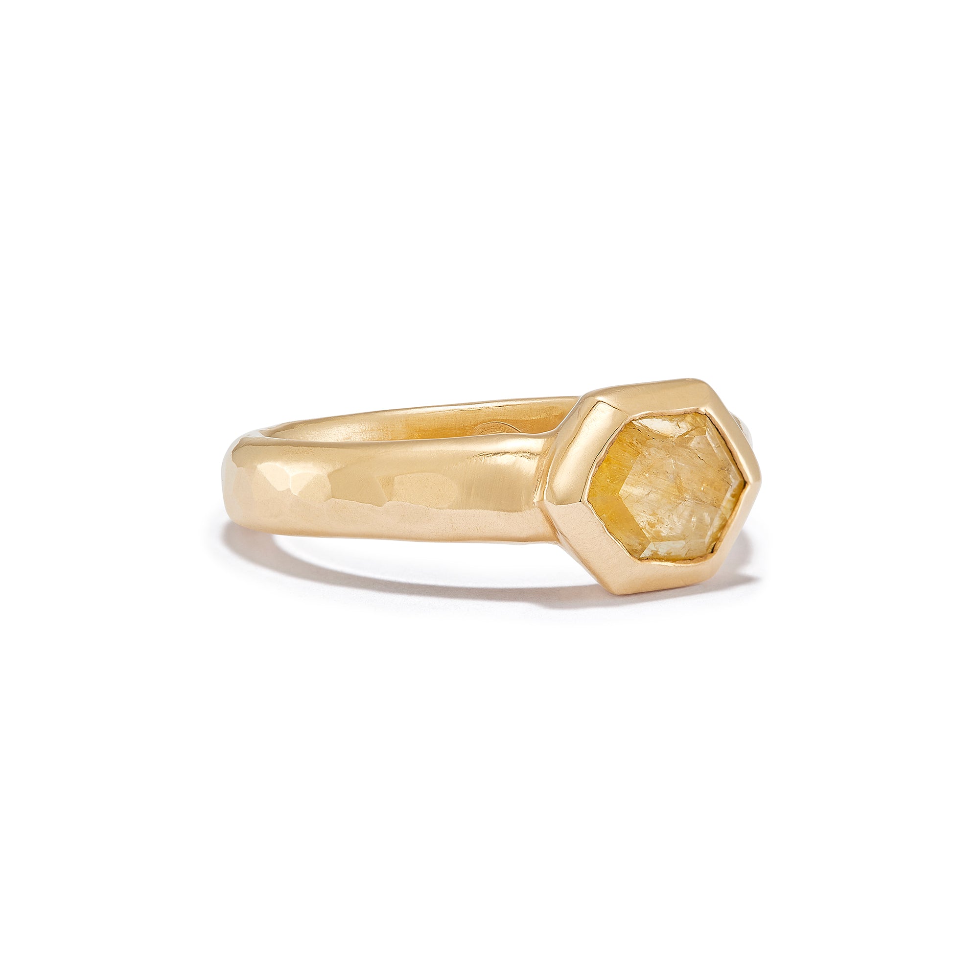 Yellow Montana Sapphire Ring