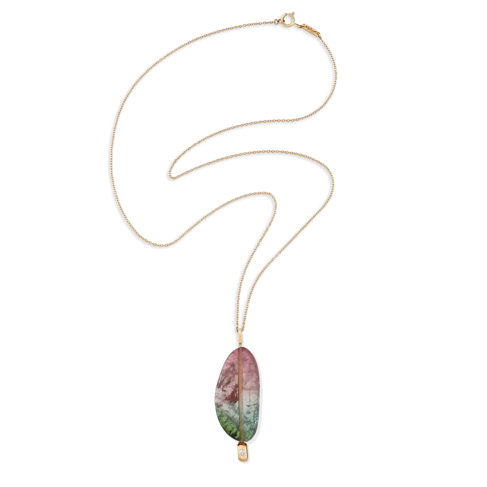 Tourmaline Doré Pendant Necklace