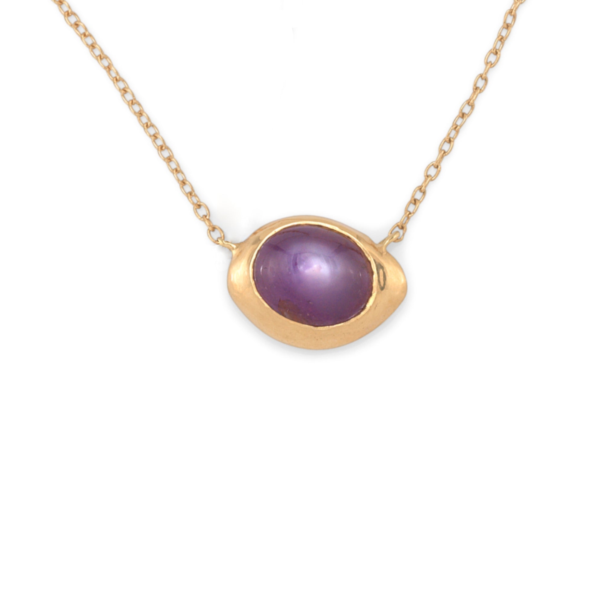 Tanzanian Sapphire Oona Pedant Necklace