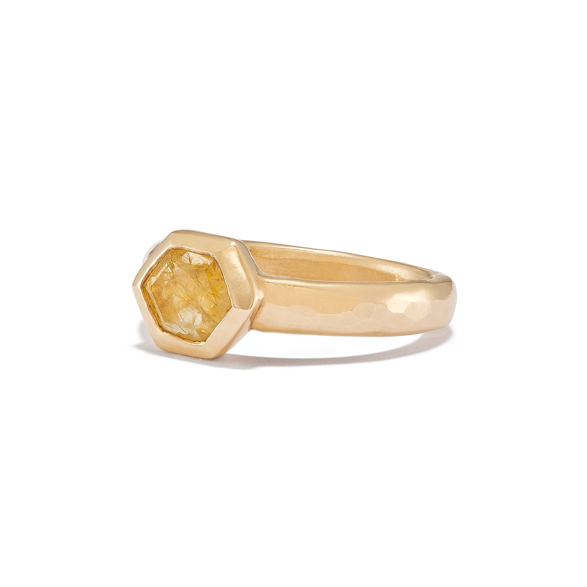 Yellow Montana Sapphire Ring