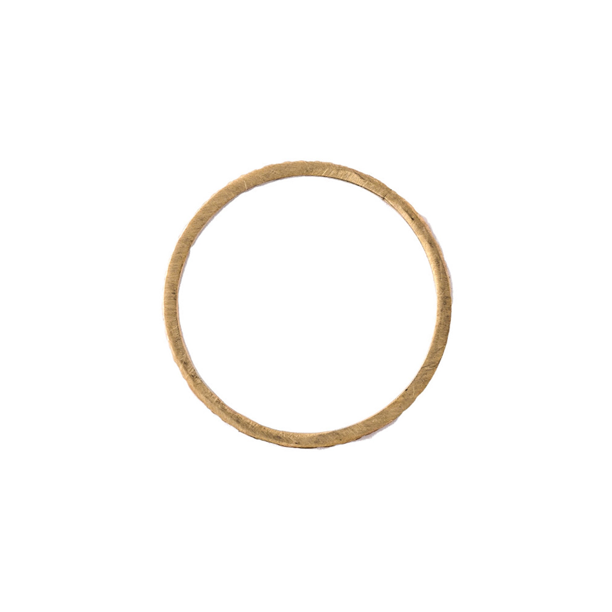 The Lines Band is a simple textured ring made in 14k gold, making it the perfect piece to be stacked or worn on its own.