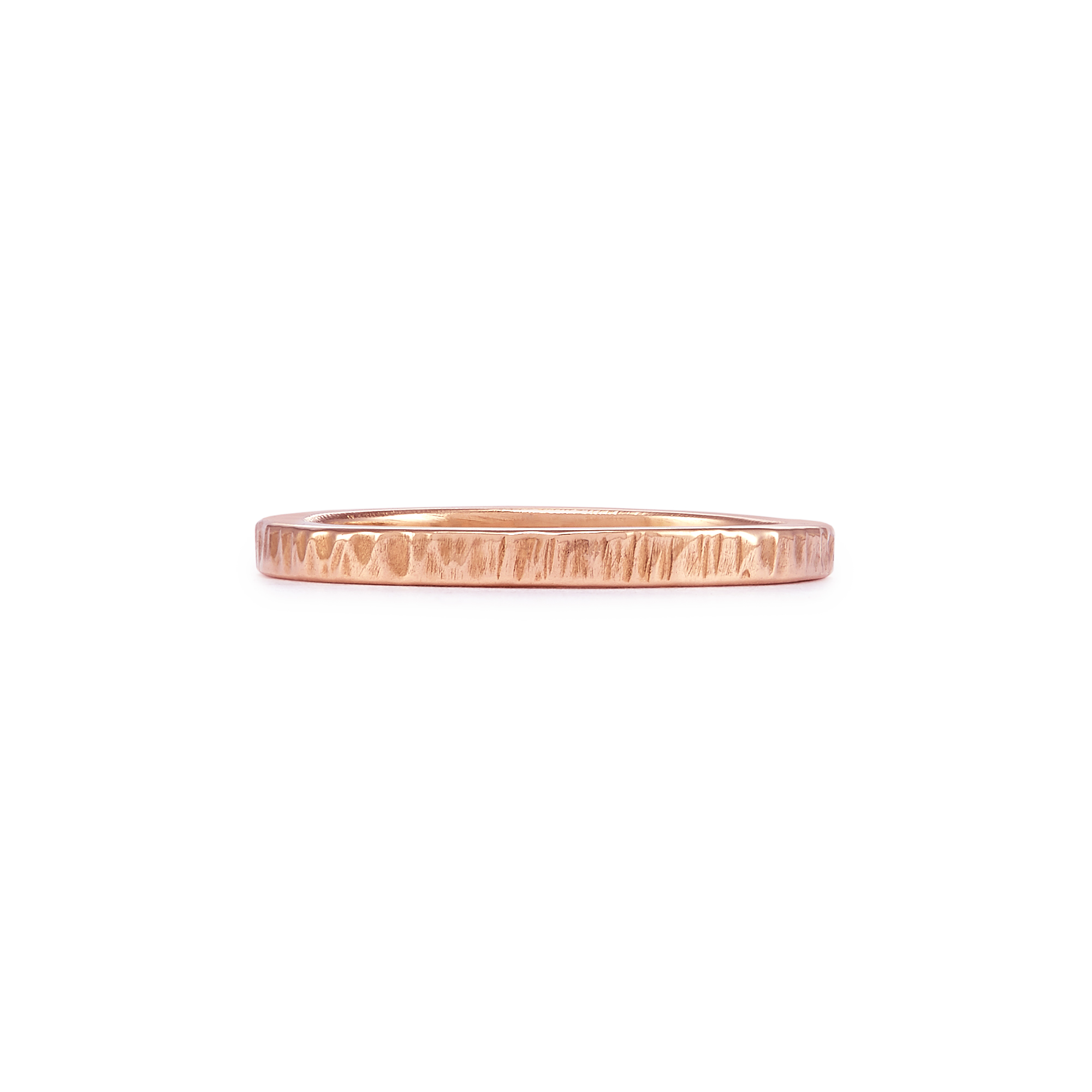 Rose Gold 2mm Lines Band