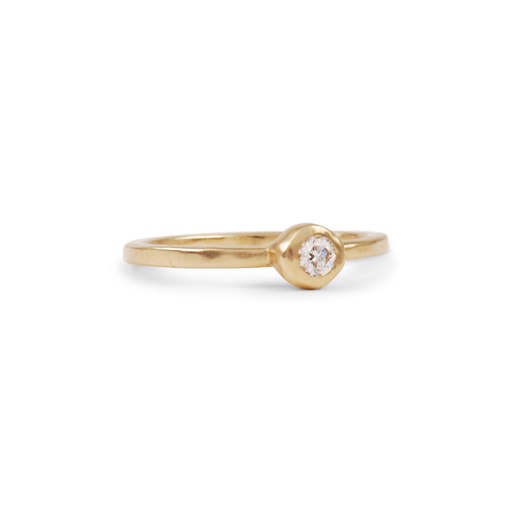 Minimal, organic, and unique, the Classic Diamond Solitaire Ring is the perfect way to commemorate a special occasionMinimal, organic, and unique, the Classic Diamond Solitaire Ring is the perfect way to commemorate a special occasion