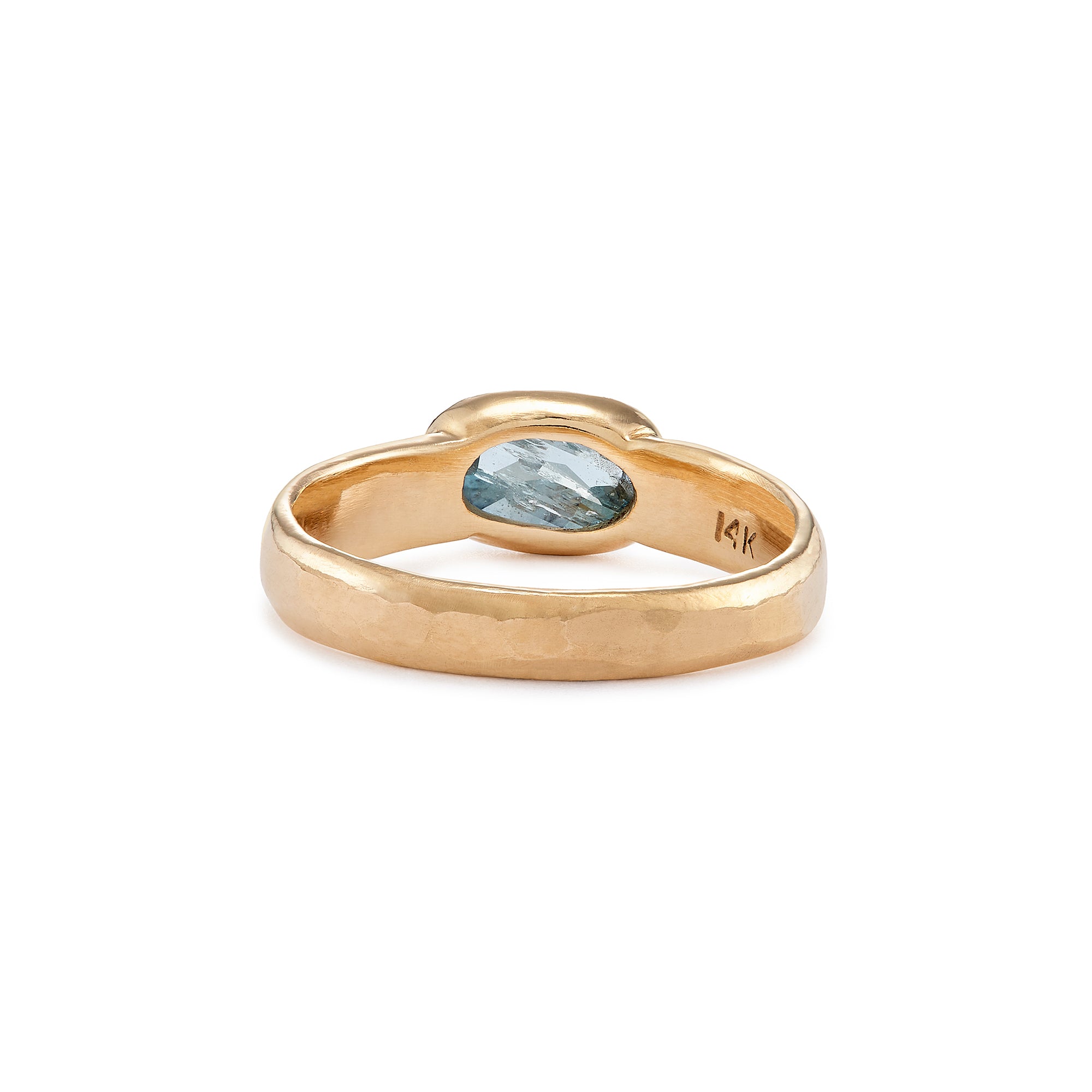 Oval Blue Montana Sapphire Ring