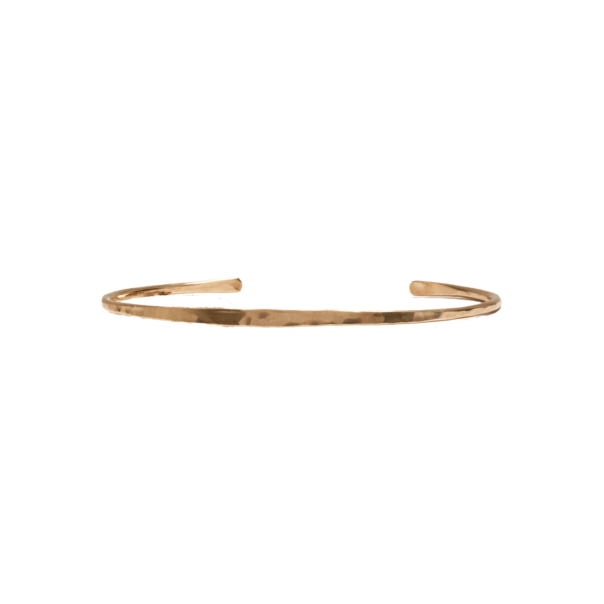 Sleek and sophisticated, the Thin Simple Forged Cuff is the perfect addition to a minimalist collection.
