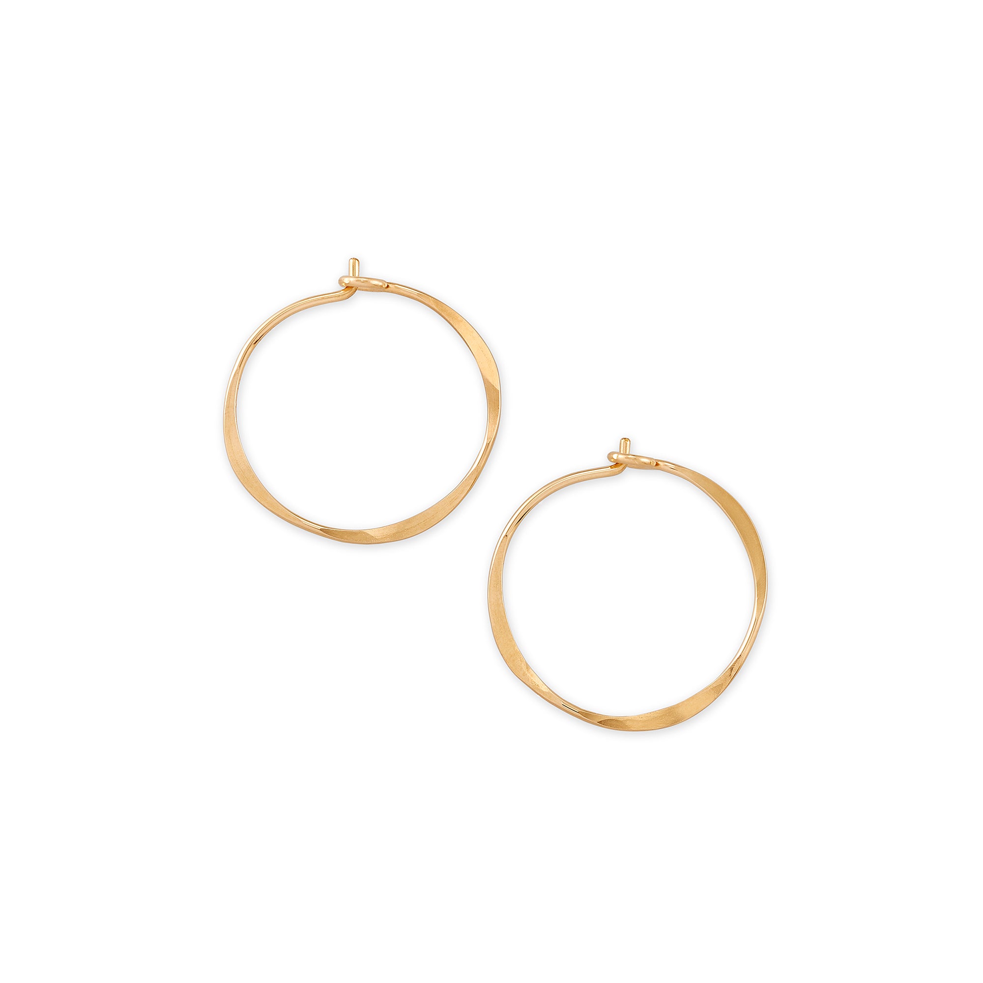 Golden Open Circle Lock Earring – Adore By Priyanka