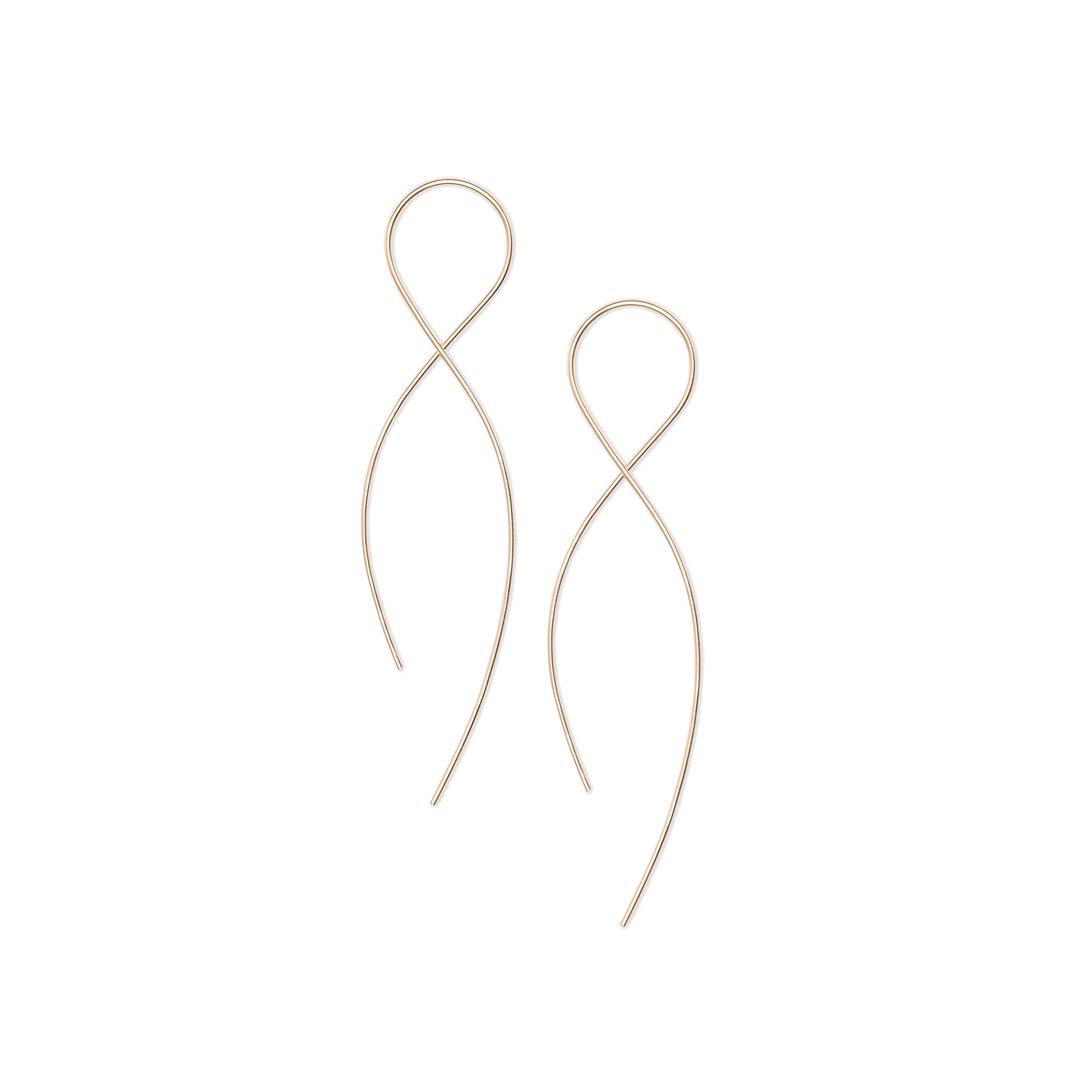 Lightweight and elegant, our signature Infinity Earrings are a perfect alternative to the traditional hoop