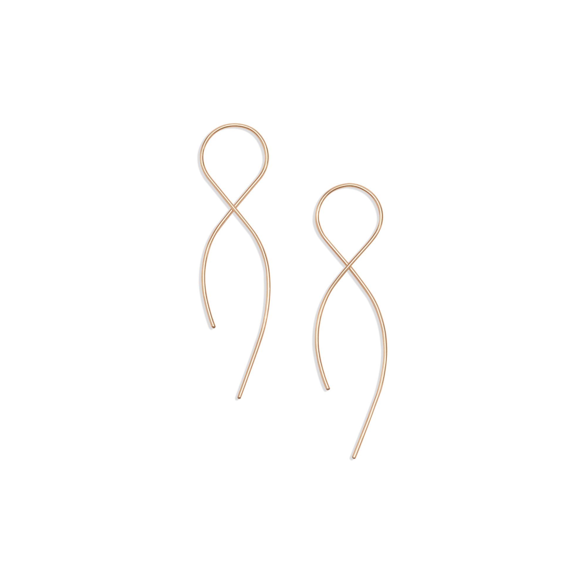 Lightweight and elegant, our signature Infinity Earrings are a perfect alternative to the traditional hoop