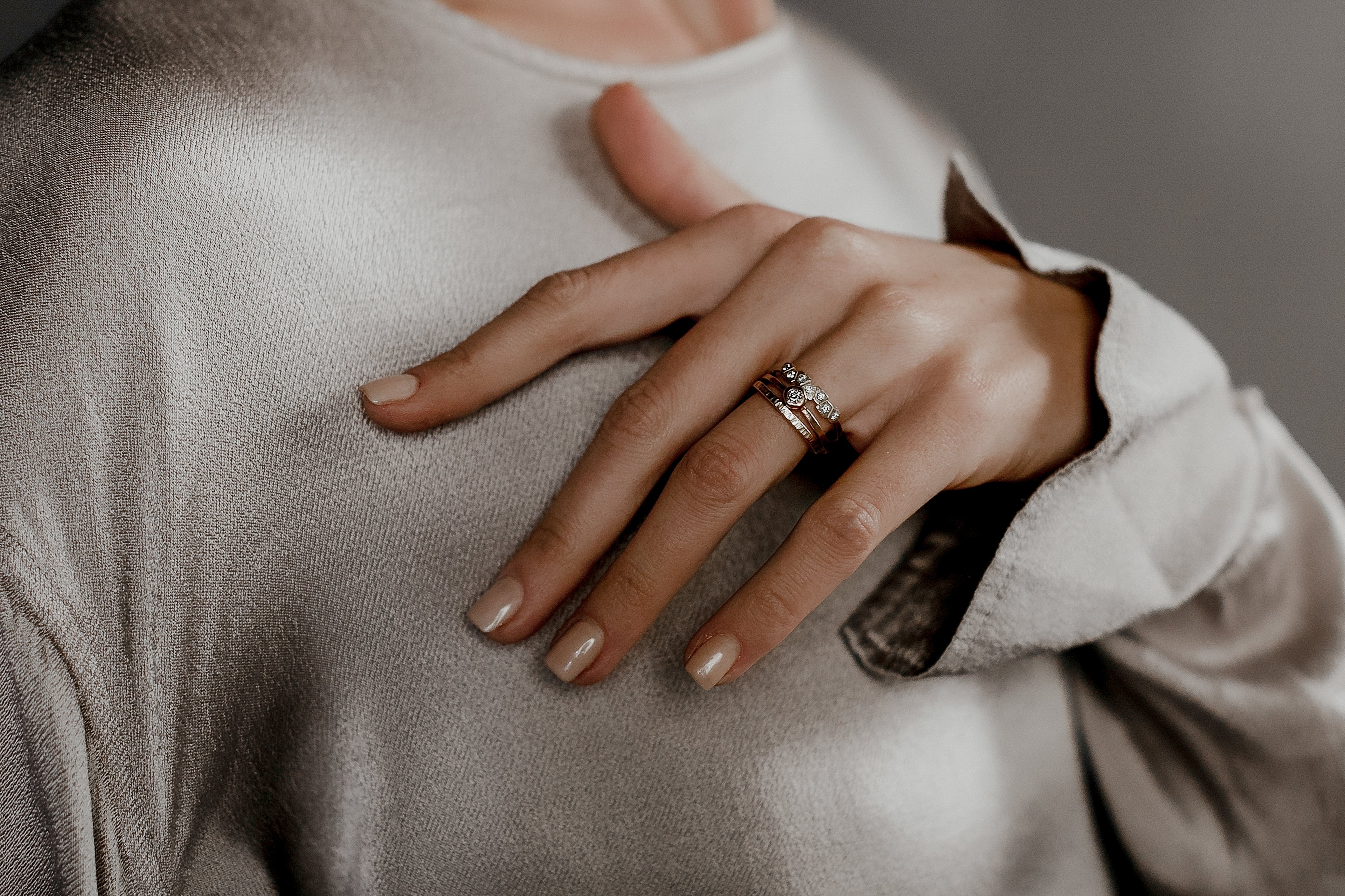 Minimal, organic, and unique, the Classic Diamond Solitaire Ring is the perfect way to commemorate a special occasion